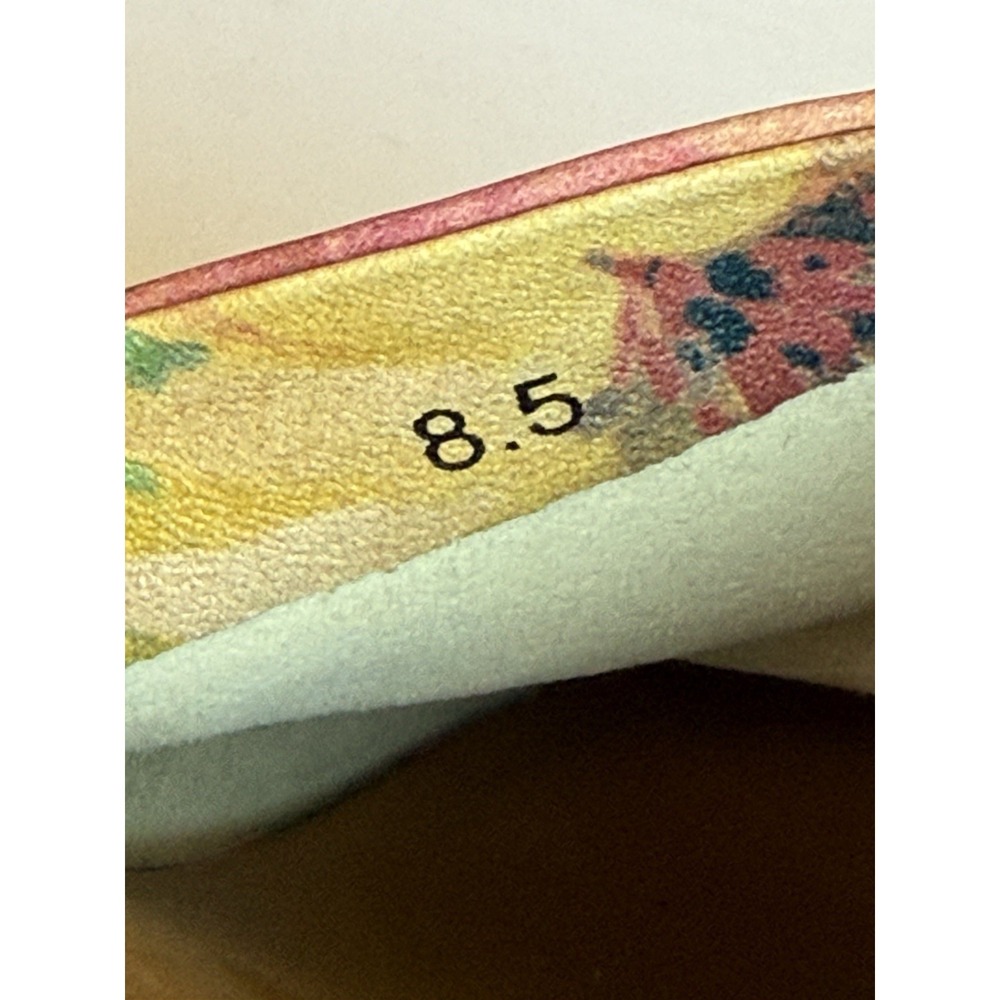 PATRICIA NASH Poema Leather Floral Mules/Open Toe Slides Women's 8.5 EUC - Picture 13 of 13